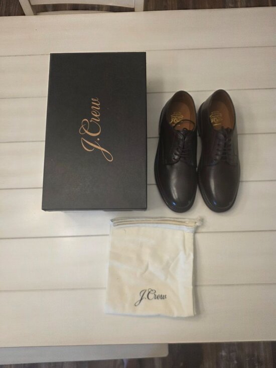 J. Crew Brown Leather Ludlow Derby - Size 10 US main image 9